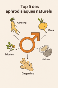 Top 5 des aphrodisiaques naturels