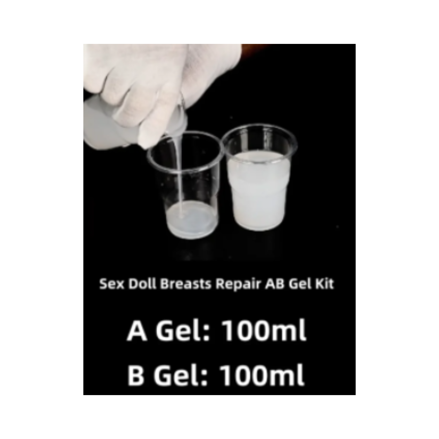 Gel de réparation poitrince en gel pour poupée sexuelle